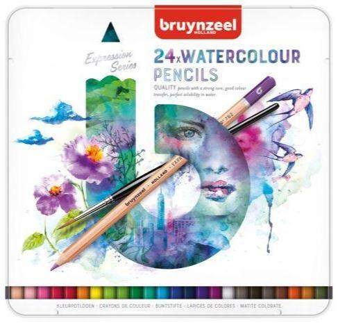 Expression Water Colour Pencil Tins - Art & Office