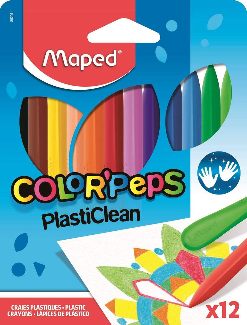 Color'Peps PlastiClean Crayons - Art & Office