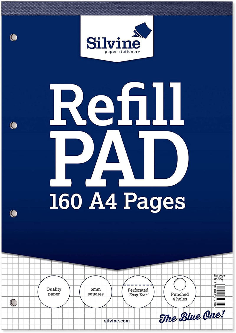 A4 5mm Squares Refill Pad - Art & Office