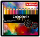 STABILO CarbOthello ARTY - Tin of 24 - Assorted Colours