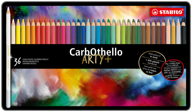 STABILO CarbOthello ARTY - Tin of 36 - Assorted Colours