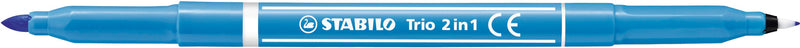 Trio 2 in 1 Fibre-tips - Pack of 10 - Assorted Colours
