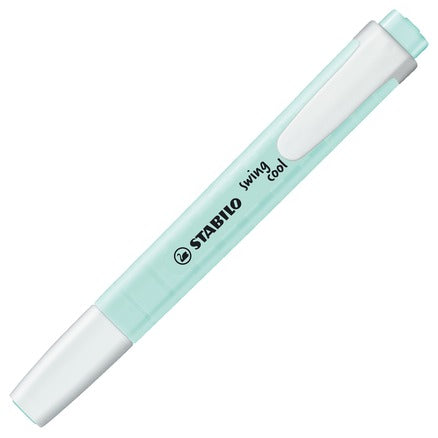 STABILO swing cool Pastel Highlighters - Pack of 4 - Hint of Mint, Pink Blush, Lilac Haze, Touch of Turquoise