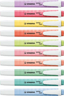 STABILO swing cool Pastel Highlighters - Pack of 8 - Assorted Colours