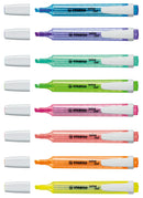 STABILO swing cool Highlighters - Pack of 8 - Assorted Colours