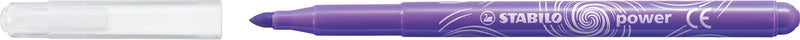 STABILO power fibre-tips - Pack of 12 - Assorted Colours