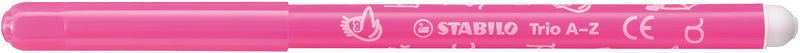 Trio A-Z Fibre Pens - Pack of 12 - Assorted Colours including 2 Neon Colours