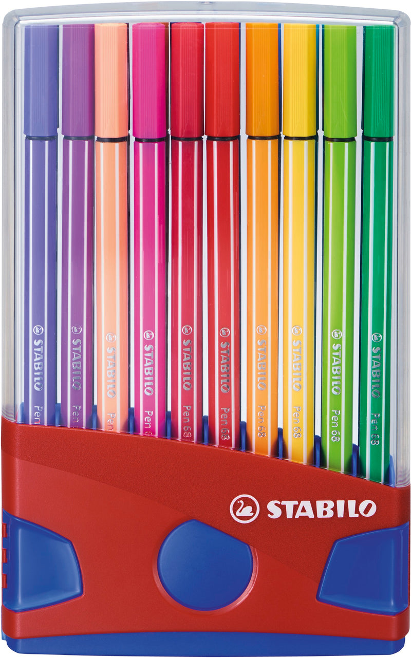 Pen 68 - ColorParade - Pack of 20 - Assorted Colours