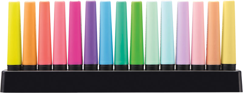 BOSS ORIGINAL - Deskset of 15 - 9 Fluorescent Colours + 6 Pastel Colours