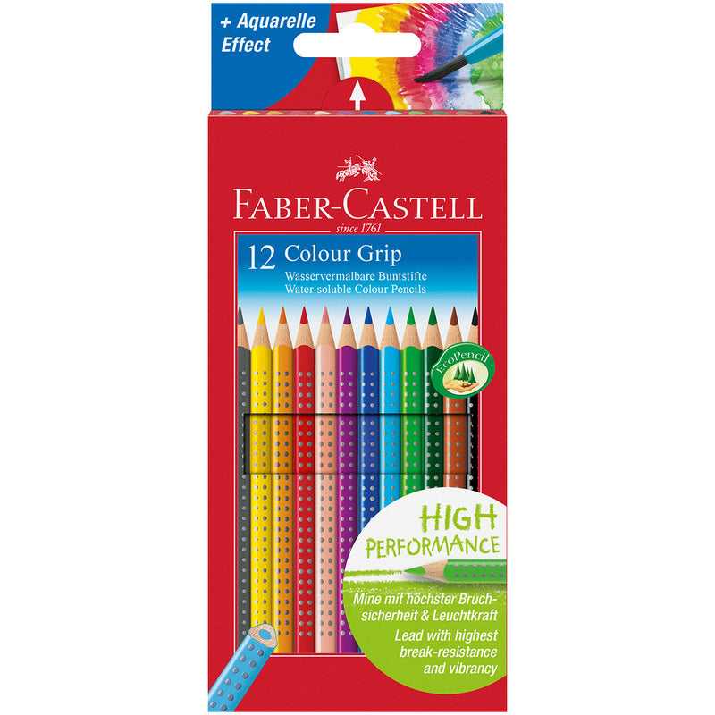 Colour Grip Pencils - Pack of 12