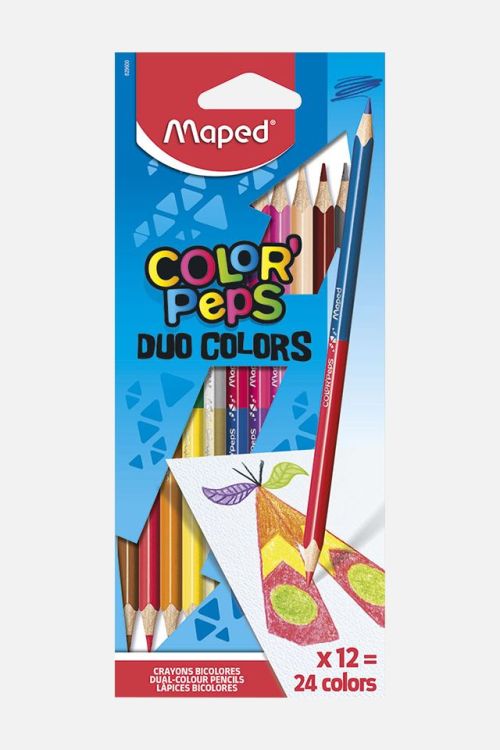 Maped Color'Peps Duo Colouring Pencils Pack of 12