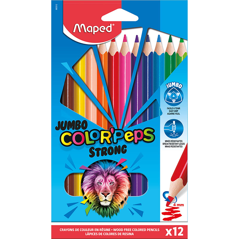 Maped Color'Peps Strong Colouring Pencils Pack of 12