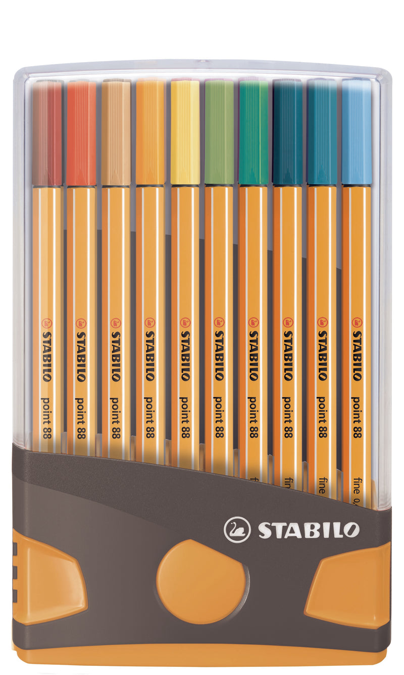 STABILO point 88 Fineliner - ColorParade - Pack of 20 - Assorted Colours