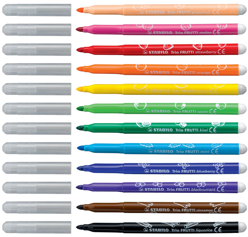 Medium felt-tip pen STABILO power - pack of 12 colors