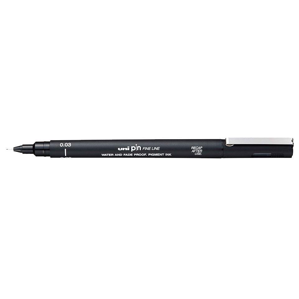 Unipin Drawing Pen Black - The Deckle Edge