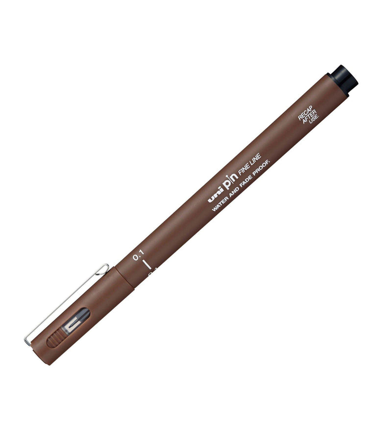 UNIpin Drawing Pen - Sepia - Art & Office