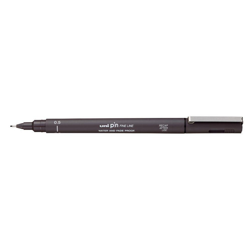 UNIpin Drawing Pen - Dark Grey - Art & Office