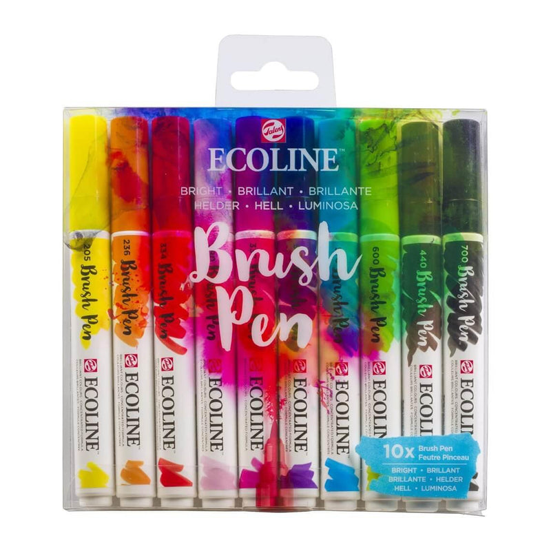 Ecoline Brush Pens Mixed Colours - Art & Office