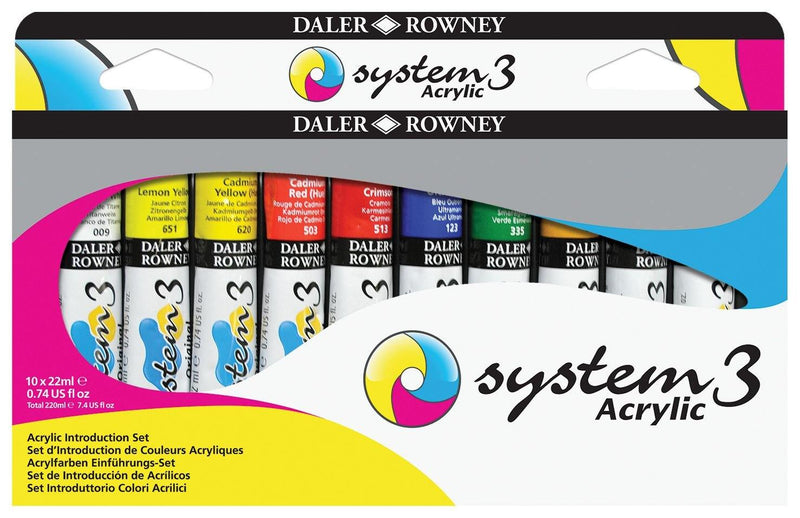 System 3 Introduction Set - 10 x 22ml - Art & Office