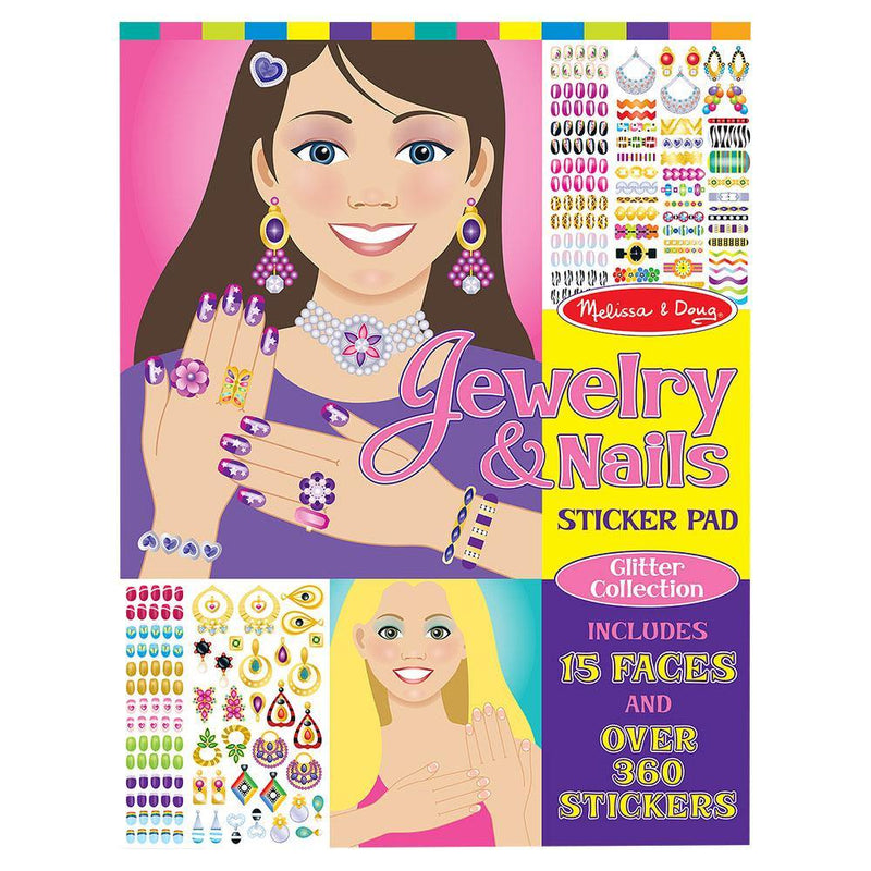 Jewellery and Nails Sticker Pad - Art & Office