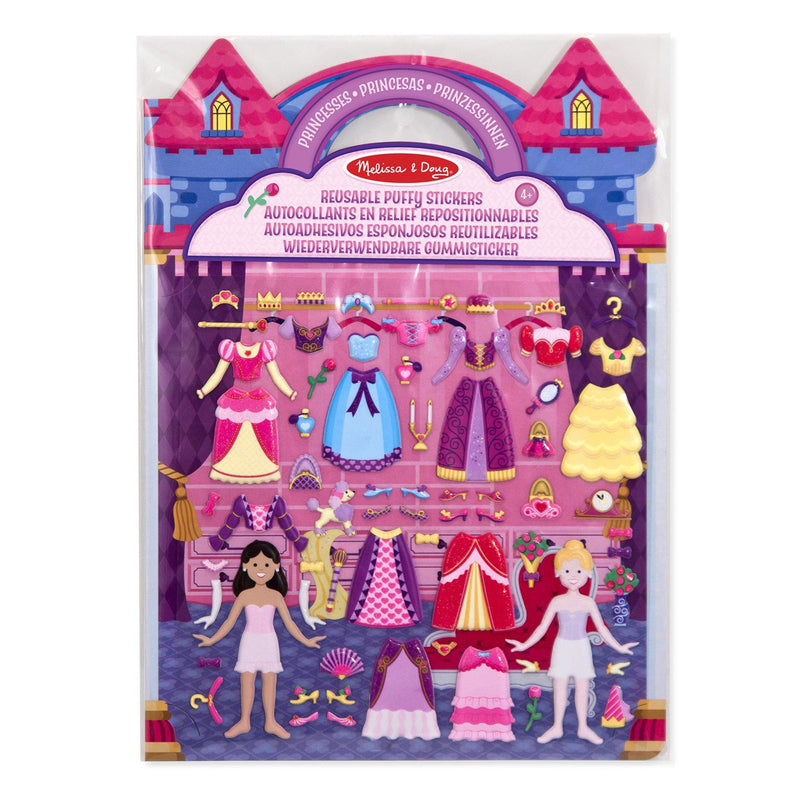 Princess Reusable Puffy Sticker Pad - Art & Office