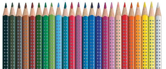 Colour Grip Pencils - Tin of 24 - Art & Office