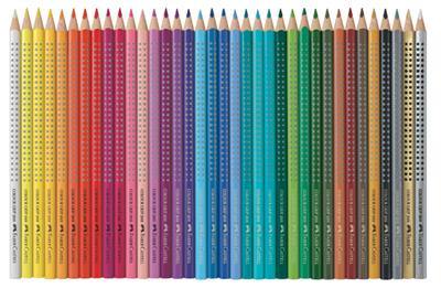 Colour Grip Pencils - Tin of 36 - Art & Office