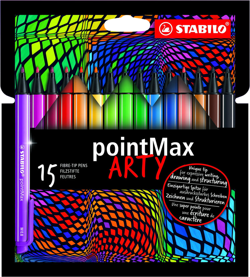 pointMax Felt-tips - Set of 15 - Art & Office