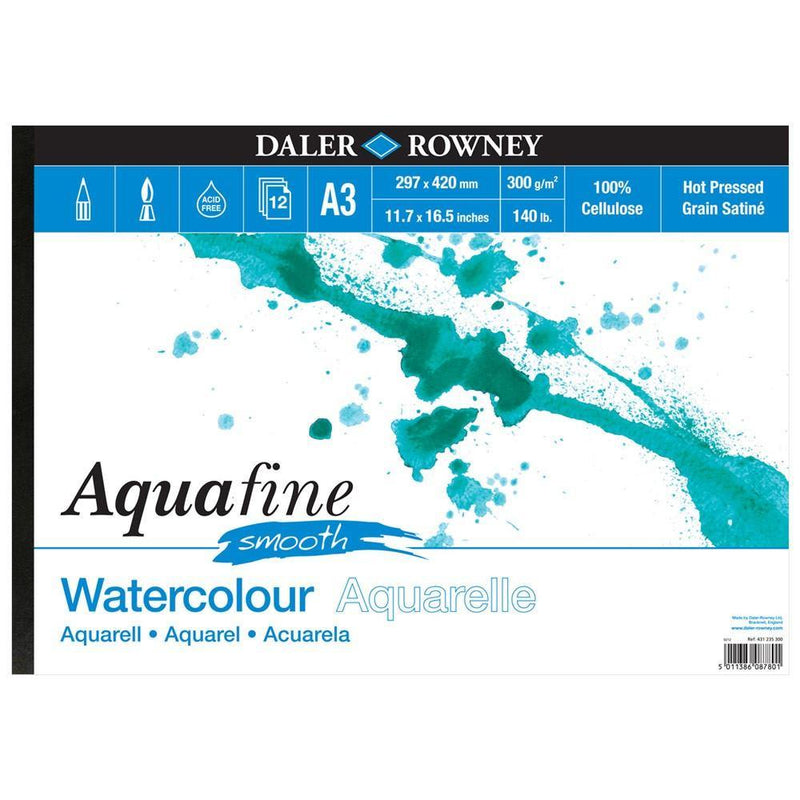 Aquafine Smooth Watercolour Pad - Art & Office