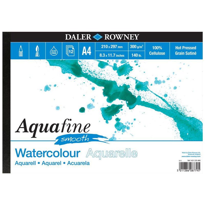 Aquafine Smooth Watercolour Pad - Art & Office