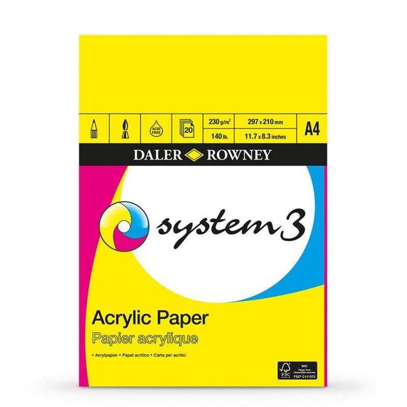 System 3 Acrylic Pad - Art & Office