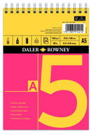 Red & Yellow Cartridge Spiral Pad - Art & Office