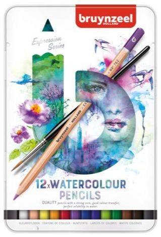 Expression Water Colour Pencil Tins - Art & Office
