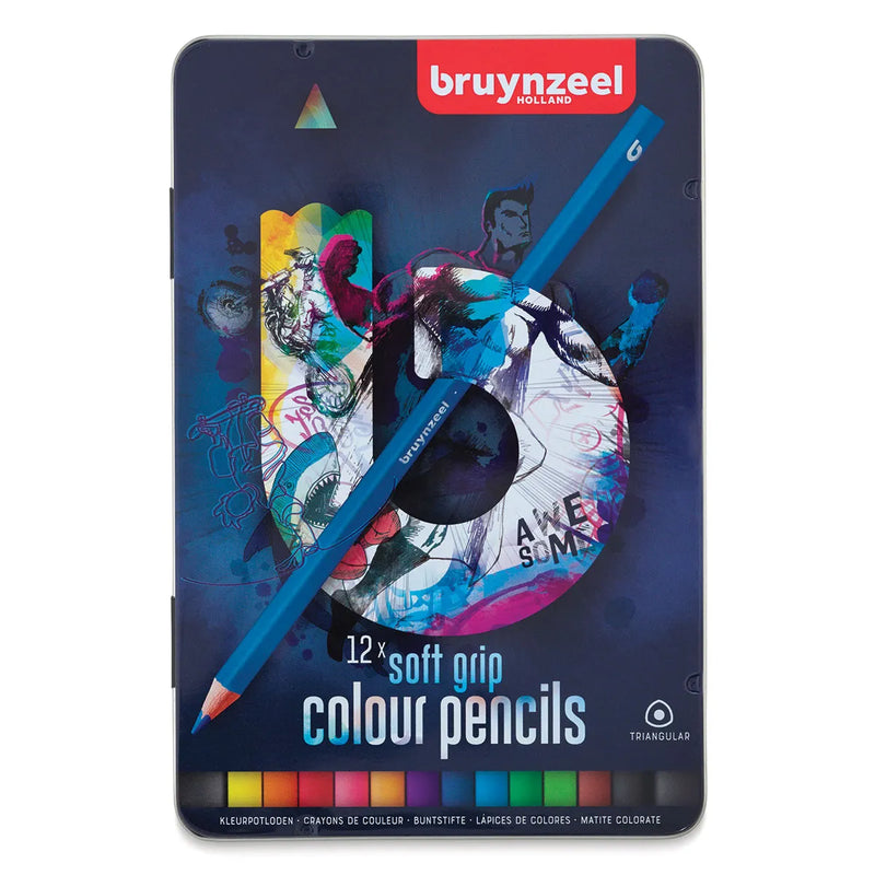 Bruynzeel Expression Soft-grip Pencil Tin
