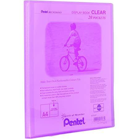 A4 Clear Display Books - 20 Pockets - Art & Office