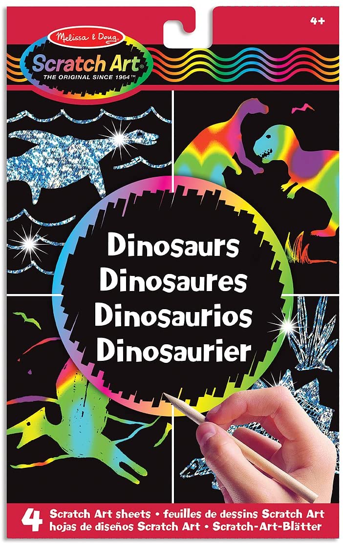 Scratch Art - Dinosaurs