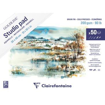 GOLDLINE Studio Watercolour Pad 200g - Art & Office