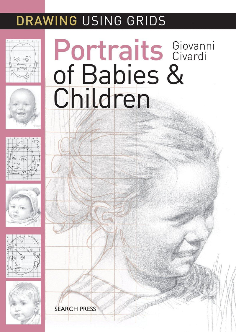 Drawing using Grids - Portraits of Babies & Children - Art & Office
