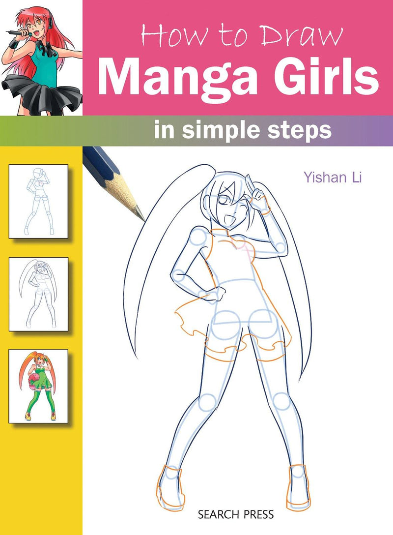 How to Draw in Simple Steps - Manga Girls - Art & Office
