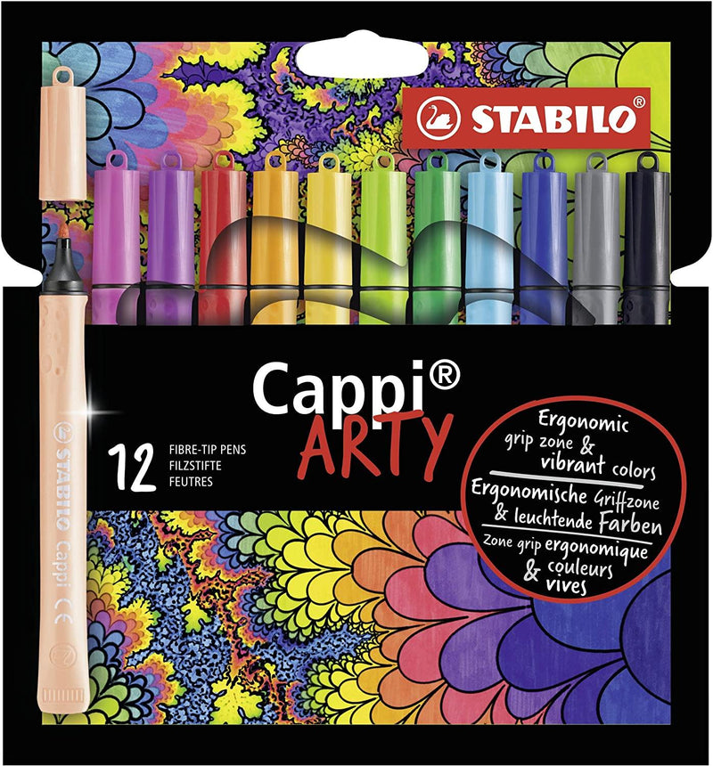 Cappi ARTY Fibre-tips - Set of 12 - Art & Office