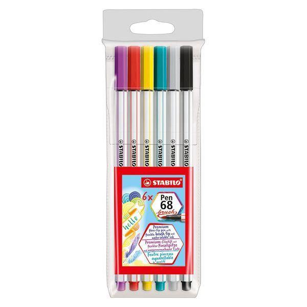 Pen 68 Brush - Set of 6 - Art & Office
