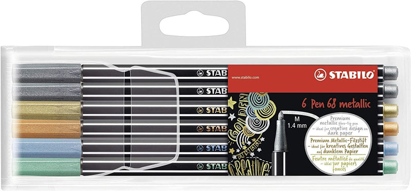 Pen 68 Metallic - Set of 6 - Art & Office