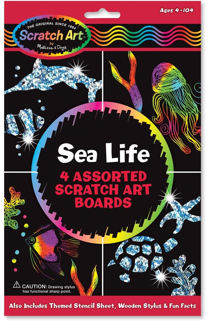 Scratch Art - Sea Life