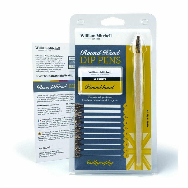 William Mitchell Round Hand Dip Pen - Art & Office