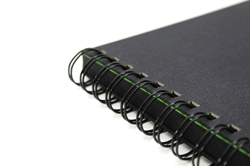 Shady Black Paper Spiral Sketchbook